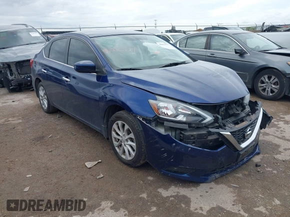 2019 Nissan Sentra SV with VIN 3N1AB7AP2KY213823, listed as a IAAI auction lot 41913777 with 97,011 mi miles and . Bid and sale history available at DreamBid. Image 1.