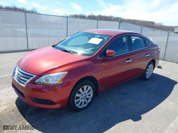 2015 Nissan Sentra S with VIN 3N1AB7AP1FY341007, listed as a IAAI auction lot 41875789 with 70,161 mi miles. Bid and sale history available at carsss.com. Image 2.