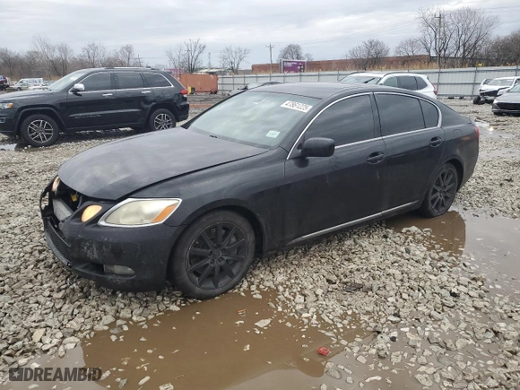 2007 Lexus GS 350 with VIN JTHCE96S670004669, listed as a Copart auction lot 47861225 with NaN miles and Salvage Title. Bid and sale history available at carsss.com. Image 1.