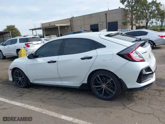 2021 Honda Civic Hatchback Sport with VIN SHHFK7H46MU414023, listed as a IAAI auction lot 41840792 with 96,324 mi miles. Bid and sale history available at carsss.com. Image 14.