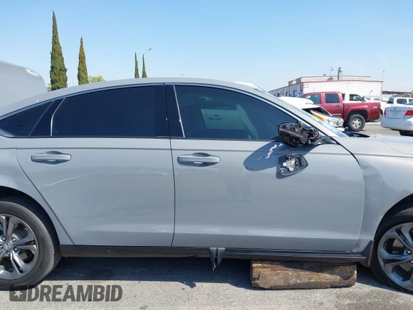 2024 Honda Accord EX-L with VIN 1HGCY2F63RA022208, listed as a IAAI auction lot 41990361 with 56,296 mi miles and . Bid and sale history available at DreamBid. Image 12.
