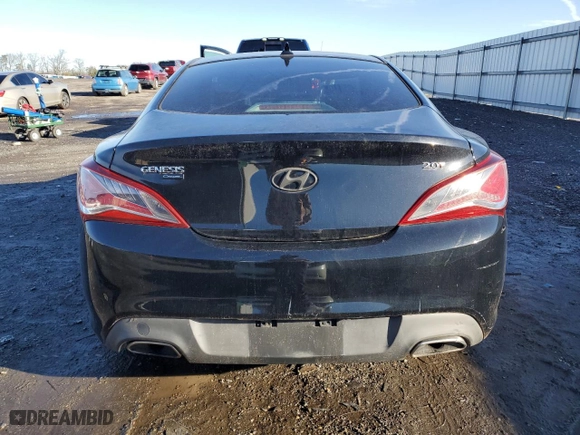 2013 Hyundai Genesis Coupe 2.0T with VIN KMHHT6KD8DU109491, listed as a Copart auction lot 44107525 with 107,914 mi miles and Clean Title. Bid and sale history available at carsss.com. Image 6.