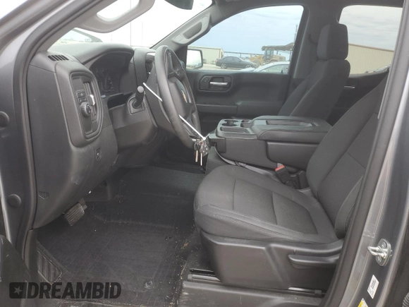 2020 Chevrolet Silverado 1500 Custom with VIN 1GCRWBEH3LZ332479, listed as a Copart auction lot 88809145 with 54,834 mi miles and Salvage Title. Bid and sale history available at carsss.com. Image 7.