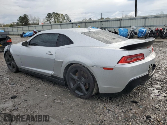 2014 Chevrolet Camaro SS with VIN 2G1FT1EW6E9156294, listed as a Copart auction lot 50140645 with 136,854 mi miles and Salvage title. Bid and sale history available at DreamBid. Image 2.