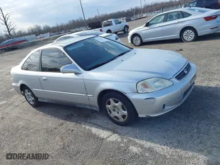 2000 Honda Civic EX with VIN 1HGEJ8249YLO68276, listed as a IAAI auction lot 41714115 with 95,115 mi miles. Bid and sale history available at carsss.com. Image 1.