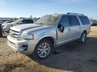 2015 Ford Expedition EL Limited with VIN 1FMJK2AT3FEF16766, listed as a Copart auction lot 78292483 with 51,583 mi miles and Salvage Title. Bid and sale history available at carsss.com. Image 1.