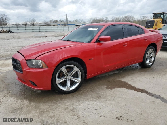 2013 Dodge Charger RT Plus with VIN 2C3CDXCT4DH529506, listed as a Copart auction lot 47526615 with 140,275 mi miles and Salvage Title. Bid and sale history available at carsss.com. Image 1.