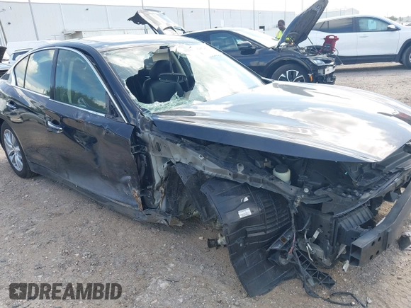 2015 Infiniti Q50 Sport with VIN JN1BV7AP5FM339629, listed as a IAAI auction lot 42802475 with 69,810 mi miles and . Bid and sale history available at DreamBid. Image 14.