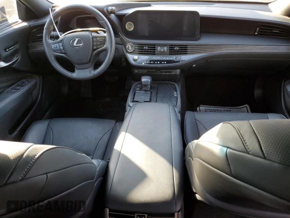 2021 Lexus LS 500 with VIN JTHD51FF1M5014484, listed as a Copart auction lot 43001885 with 37,007 mi miles and Salvage title. Bid and sale history available at DreamBid. Image 8.