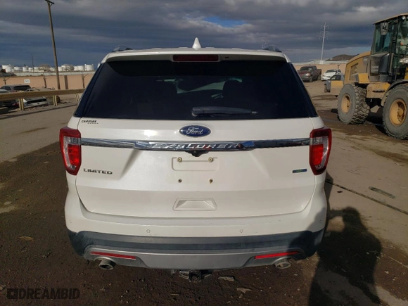 2016 Ford Explorer Limited with VIN 1FM5K8FHXGGD29037, listed as a Copart auction lot 86521114 with 40,524 mi miles and Salvage Title. Bid and sale history available at carsss.com. Image 6.