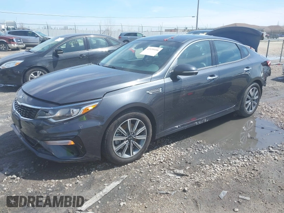 2019 Kia Optima EX with VIN 5XXGU4L19KG307229, listed as a IAAI auction lot 42159106 with 42,412 mi miles. Bid and sale history available at carsss.com. Image 17.