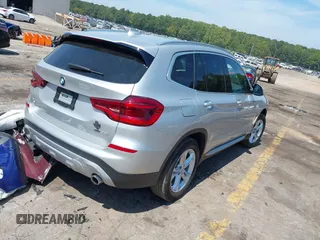 2020 BMW X3 sDrive30i with VIN 5UXTY3C05L9C73732, listed as a IAAI auction lot 40252791 with 77,176 mi miles. Bid and sale history available at carsss.com. Image 4.