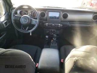 2022 Jeep Wrangler Unlimited Willys with VIN 1C4HJXDN2NW273413, listed as a Copart auction lot 75307094 with 28,091 mi miles and Salvage Title. Bid and sale history available at DreamBid. Image 8.