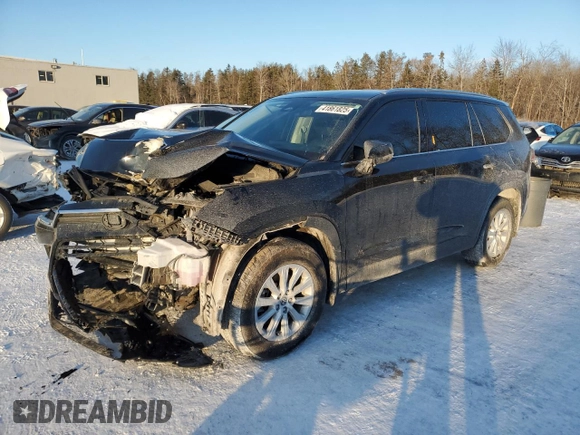 2024 Toyota Highlander XLE with VIN 5TDAAAB57RS027559, listed as a Copart auction lot 41861825 with 18,907 mi miles and Salvage title. Bid and sale history available at DreamBid. Image 1.
