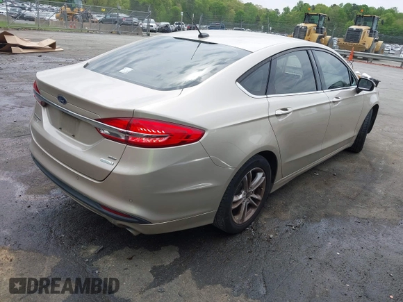 2018 Ford Fusion SE with VIN 3FA6P0HD3JR216560, listed as a IAAI auction lot 41993757 with 89,239 mi miles. Bid and sale history available at carsss.com. Image 4.