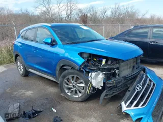 2018 Hyundai Tucson SEL with VIN KM8J33A45JU604907, listed as a IAAI auction lot 41472277 with 63,997 mi miles. Bid and sale history available at carsss.com. Image 1.