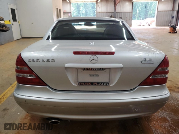 2001 Mercedes-Benz SLK 230/320 with VIN WDBKK65F31F210009, listed as a Copart auction lot 59847695 with 41,252 mi miles and Salvage title. Bid and sale history available at DreamBid. Image 6.