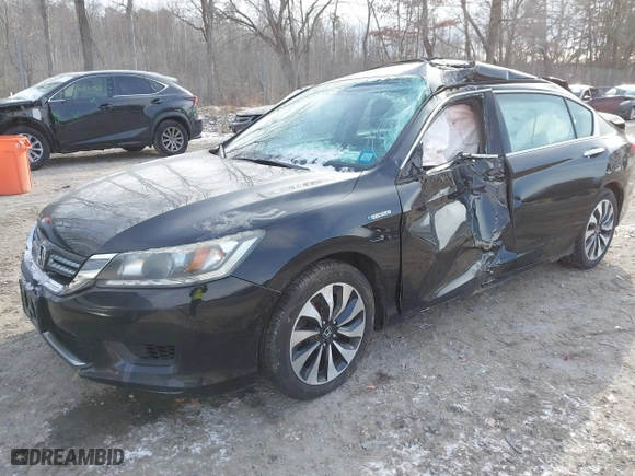 2014 Honda Accord Hybrid EX-L with VIN 1HGCR6F54EA007772, listed as a IAAI auction lot 41289378 with 142,406 mi miles. Bid and sale history available at carsss.com. Image 16.