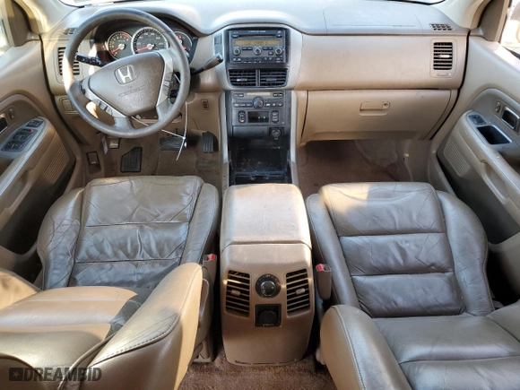2006 Honda Pilot EX-L with VIN 5FNYF28576B008913, listed as a Copart auction lot 50596035 with 172,341 mi miles and Salvage Title. Bid and sale history available at carsss.com. Image 8.