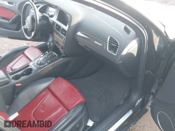 2012 Audi S4 Prestige with VIN WAUKGAFLXCA002877, listed as a IAAI auction lot 41618291 with 107,305 mi miles. Bid and sale history available at carsss.com. Image 5.