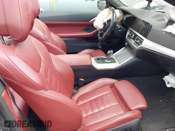2021 BMW 4 Series M440i with VIN WBA53AT05MCG89665, listed as a IAAI auction lot 42319456 with Not provided miles and . Bid and sale history available at DreamBid. Image 5.