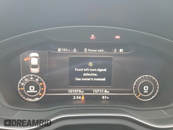 2017 Audi A4 Season of Audi ultra Premium with VIN WAUKMAF43HN039285, listed as a Copart auction lot 88310675 with 101,979 mi miles and Salvage Title. Bid and sale history available at carsss.com. Image 9.