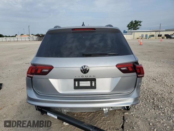 2024 Volkswagen Tiguan S with VIN 3VVRB7AX6RM207431, listed as a Copart auction lot 53294335 with 821 mi miles and Salvage title. Bid and sale history available at DreamBid. Image 6.