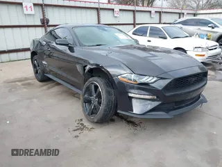 2023 Ford Mustang EcoBoost with VIN 1FA6P8TH6P5105960, listed as a IAAI auction lot 41185385 with 37,081 mi miles. Bid and sale history available at carsss.com. Image 1.
