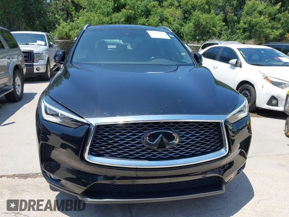 2019 Infiniti QX50 Luxe with VIN 3PCAJ5M1XKF126209, listed as a IAAI auction lot 42702042 with 57,763 mi miles and . Bid and sale history available at DreamBid. Image 6.
