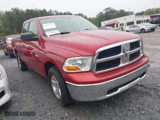 2010 Dodge Ram 1500 SLT with VIN 1D7RB1GP3AS111969, listed as a IAAI auction lot 41969623 with 167,961 mi miles. Bid and sale history available at carsss.com. Image 1.