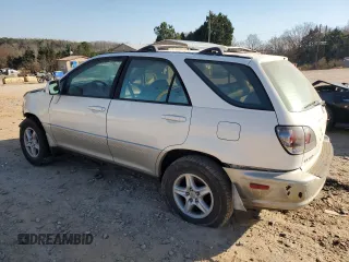 2001 Lexus RX 300 with VIN JTJHF10U410171424, listed as a Copart auction lot 46814695 with 286,938 mi miles and Salvage Title. Bid and sale history available at carsss.com. Image 2.