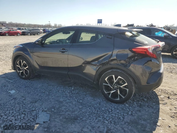 2019 Toyota C-HR XLE with VIN JTNKHMBX2K1013666, listed as a Copart auction lot 48241535 with 83,915 mi miles and Salvage Title. Bid and sale history available at carsss.com. Image 2.