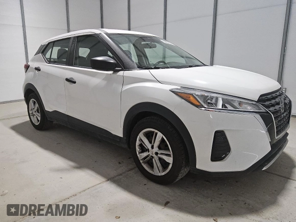 2021 Nissan Kicks S with VIN 3N1CP5BV5ML504764, listed as a Copart auction lot 52319195 with 145,404 mi miles and Clean Title. Bid and sale history available at carsss.com. Image 4.