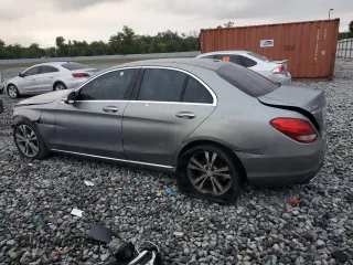 2015 Mercedes-Benz C-Class C 300 with VIN 55SWF4JBXFU087950, listed as a Copart auction lot 52254375 with 102,622 mi miles and Salvage Title. Bid and sale history available at carsss.com. Image 2.