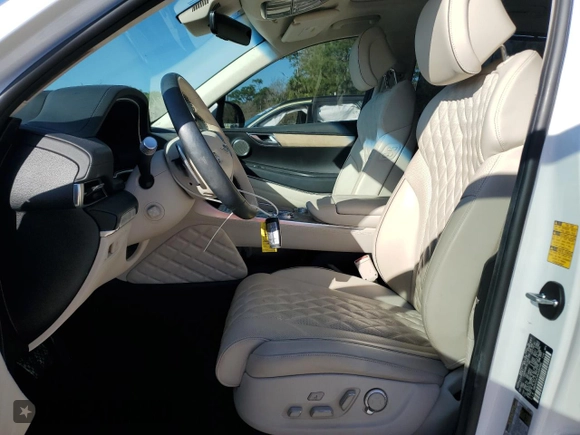 2022 Genesis GV80 z VIN KMUHCESC6NU084580, wystawiony jako Copart lot #42295215 z przebiegiem 45 768 mil mil oraz Szkoda całkowita • Salvage title. Historia ofert i sprzedaży dostępna na DreamBid. Obrazek 7.