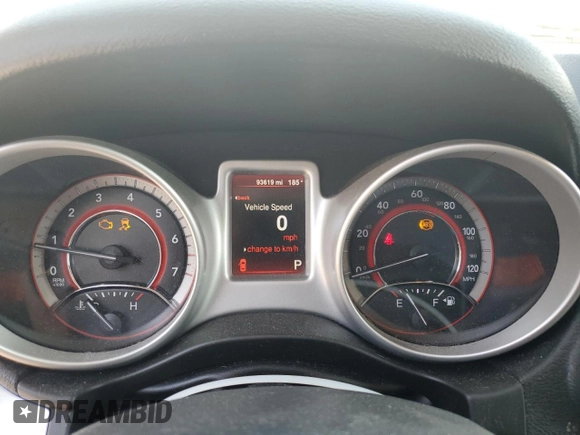 2013 Dodge Journey Canada Value z VIN 3C4PDCAB3DT547809, wystawiony jako Copart lot #48917365 z przebiegiem 93 619 mil mil oraz Szkoda całkowita • Salvage title. Historia ofert i sprzedaży dostępna na DreamBid. Obrazek 9.