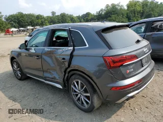 2023 Audi SQ5 Premium Plus with VIN WA1B4AFYXP2083588, listed as a Copart auction lot 63688874 with 16,405 mi miles and Salvage Title. Bid and sale history available at carsss.com. Image 2.