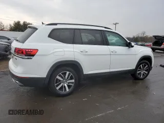 2021 Volkswagen Atlas SE z VIN 1V2LP2CA7MC514133, wystawiony jako Copart lot #46758195 z przebiegiem 48 184 mil mil oraz Szkoda całkowita • Salvage title. Historia ofert i sprzedaży dostępna na DreamBid. Obrazek 3.