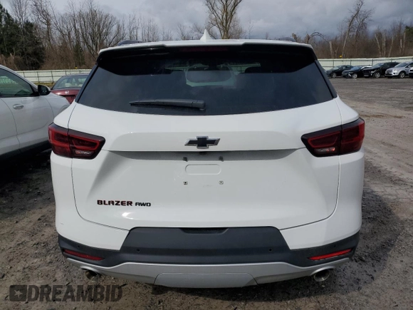 2024 Chevrolet Blazer LT with VIN 3GNKBHR45RS203471, listed as a Copart auction lot 51414145 with 4,462 mi miles and Salvage title. Bid and sale history available at DreamBid. Image 6.