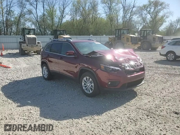 2019 Jeep Cherokee Latitude with VIN 1C4PJMCX0KD156840, listed as a Copart auction lot 56309475 with 25,320 mi miles and Salvage title. Bid and sale history available at DreamBid. Image 14.
