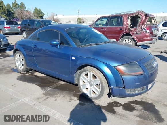 2005 Audi TT with VIN TRUSC28N551004130, listed as a IAAI auction lot 42267826 with 133,048 mi miles and . Bid and sale history available at DreamBid. Image 1.