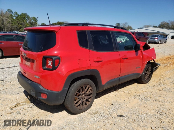 2018 Jeep Renegade Latitude with VIN ZACCJABB5JPG71223, listed as a Copart auction lot 48385545 with 165,353 mi miles and Non Repairable. Bid and sale history available at carsss.com. Image 3.