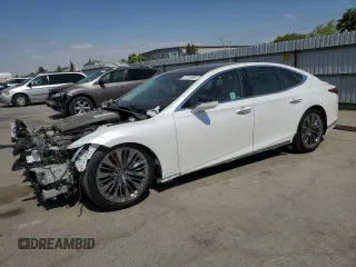 2018 Lexus LS with VIN JTHC5LFF0J5002491, listed as a Copart auction lot 72115644 with 36,641 mi miles and Salvage Title. Bid and sale history available at carsss.com. Image 1.