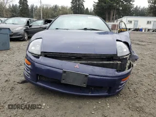 2000 Mitsubishi Eclipse GT with VIN 4A3AC54L9YE148589, listed as a Copart auction lot 42258715 with 190,346 mi miles and Salvage Title. Bid and sale history available at carsss.com. Image 5.