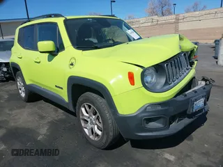 2018 Jeep Renegade Latitude with VIN ZACCJBBB0JPH45346, listed as a IAAI auction lot 41692086 with 98,103 mi miles and . Bid and sale history available at carsss.com. Image 1.