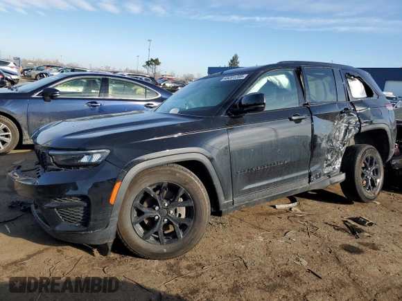 2024 Jeep Grand Cherokee Altitude X с VIN 1C4RJHAG9RC235801, выставлен на аукционе Copart как лот 48201205 с пробегом Не указан миль и Списание • Salvage title. История ставок и продаж доступна на DreamBid. Изображение 1.