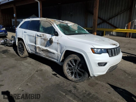 2018 Jeep Grand Cherokee Altitude with VIN 1C4RJFAG7JC257112, listed as a Copart auction lot 53370415 with 124,154 mi miles and Salvage title. Bid and sale history available at DreamBid. Image 4.