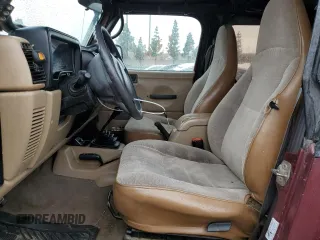 2001 Jeep Wrangler SE with VIN 1J4FA29P61P303287, listed as a Copart auction lot 48583385 with 162,447 mi miles and Salvage Title. Bid and sale history available at carsss.com. Image 7.
