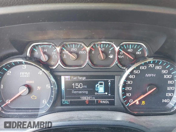 2019 Chevrolet Silverado 1500 LT with VIN 2GCVKPECXK1143718, listed as a IAAI auction lot 41787665 with 168,341 mi miles and . Bid and sale history available at DreamBid. Image 7.