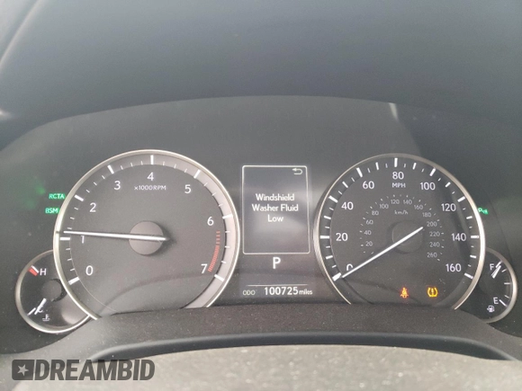 2018 Lexus RX 350L Premium with VIN JTJDZKCA7J2007053, listed as a Copart auction lot 53824585 with 100,725 mi miles and Salvage Title. Bid and sale history available at DreamBid. Image 9.